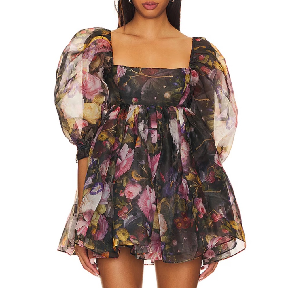 Selkie Fete des Fleurs Organza Puff Dress